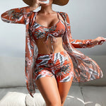 Cefalù - Set di Bikini a 3 Pezzi con Motivo Stampato A minha loja