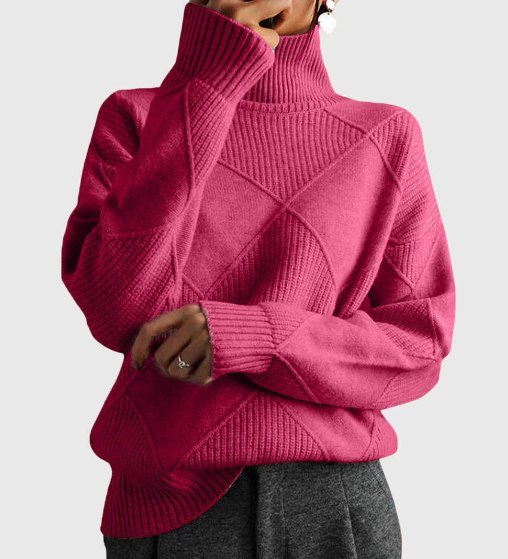 Angela™ | Pullover con Collo Alto