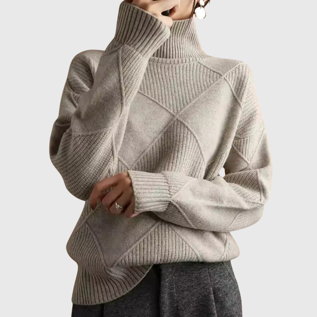 Angela™ | Pullover con Collo Alto