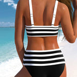 Varenna - High-Waisted Striped Bikini A minha loja