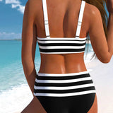Varenna - High-Waisted Striped Bikini A minha loja