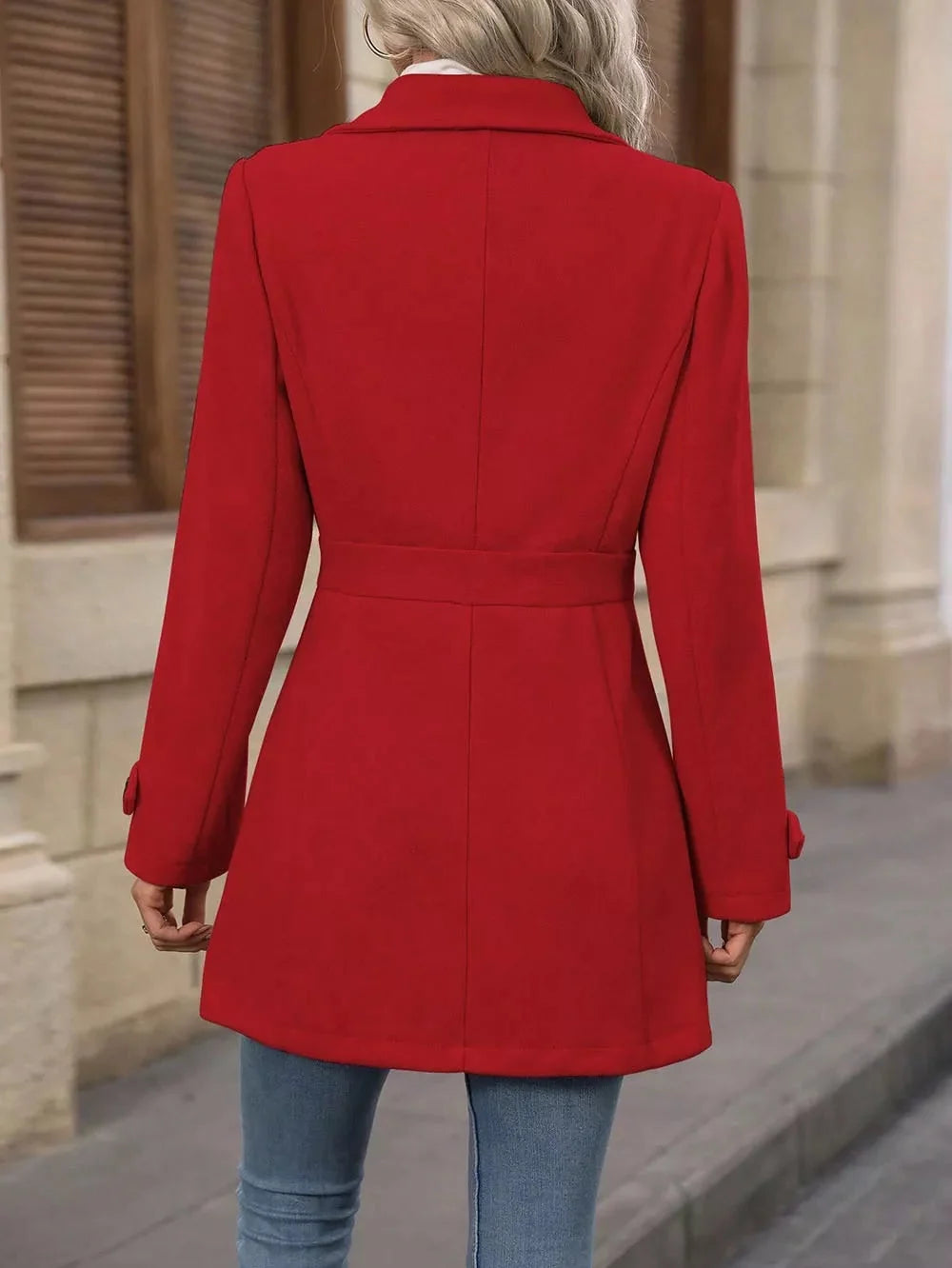 Veronika – Cappotto urbano premium con bottoni A minha loja