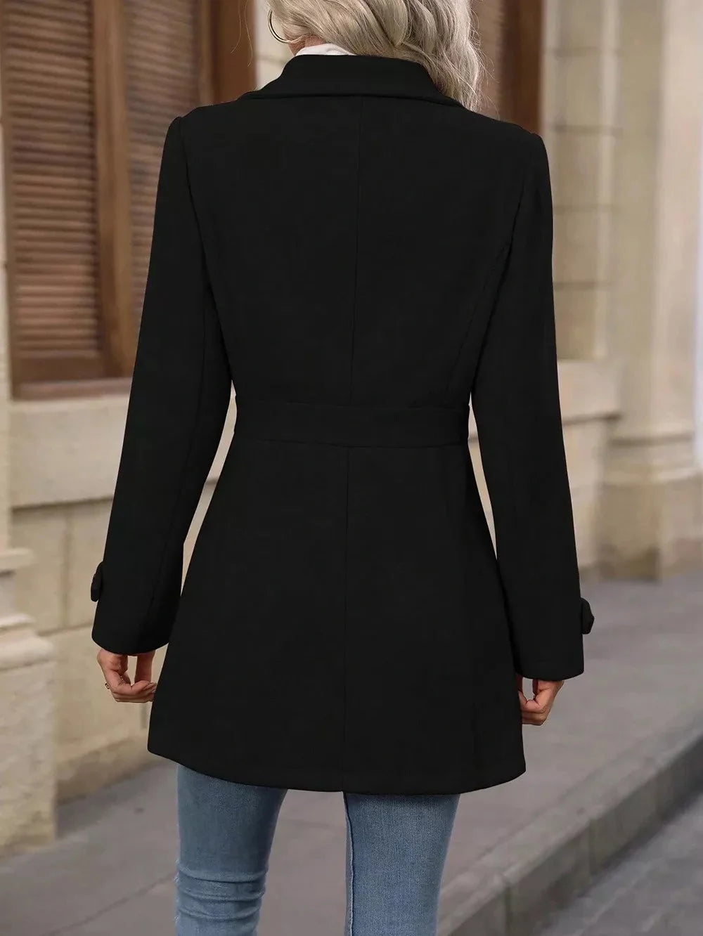 Veronika – Cappotto urbano premium con bottoni A minha loja