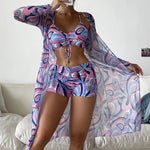 Cefalù - Set di Bikini a 3 Pezzi con Motivo Stampato A minha loja