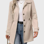 Veronika – Cappotto urbano premium con bottoni A minha loja