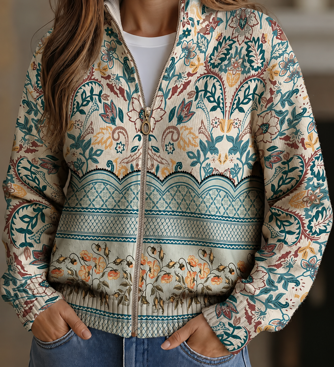 Sybilla™ | Vintage Floral Botanical Border Print A minha loja