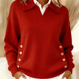 VYNETTE | V-NECK SWEATER WITH COLLAR A minha loja