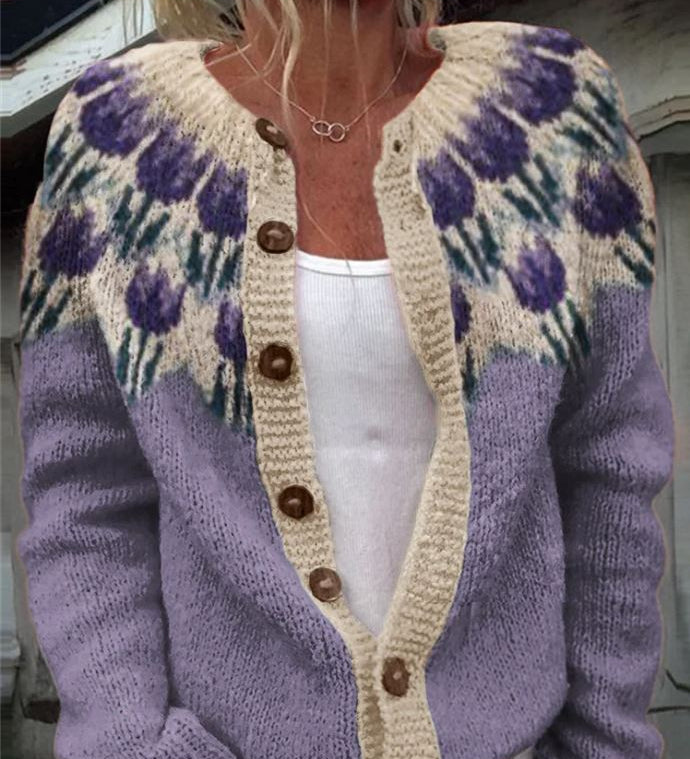 KEIRA | CARDIGAN FLOREALE
