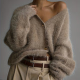 SERIAVI | CARDIGAN CON COLLO A V