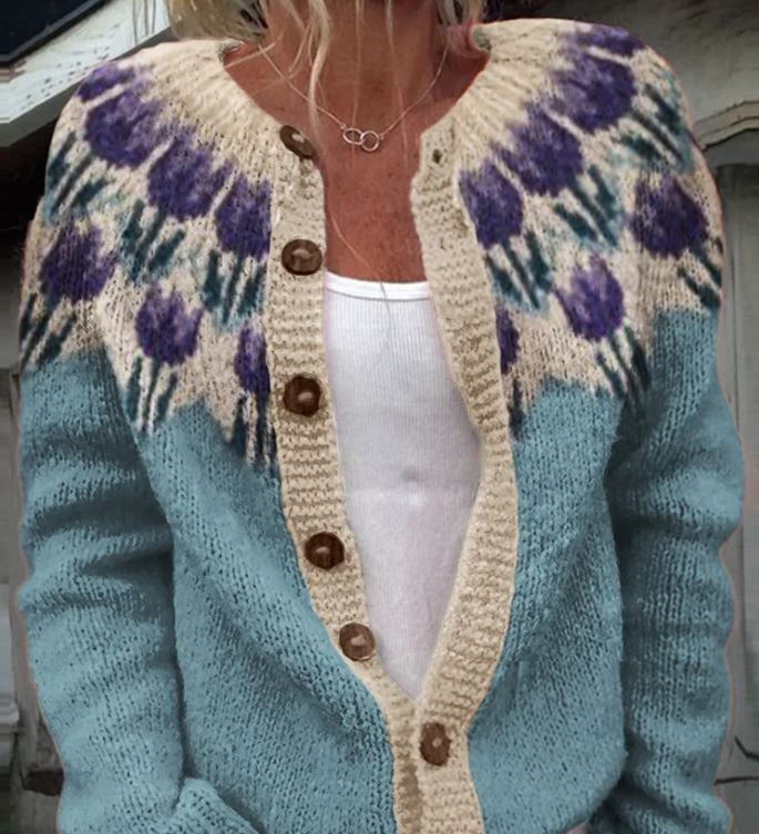 KEIRA | CARDIGAN FLOREALE