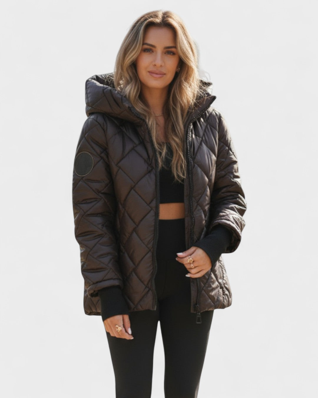 Ema™ | Giacca elegante con cappuccio A minha loja