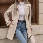 Veronika – Cappotto urbano premium con bottoni A minha loja