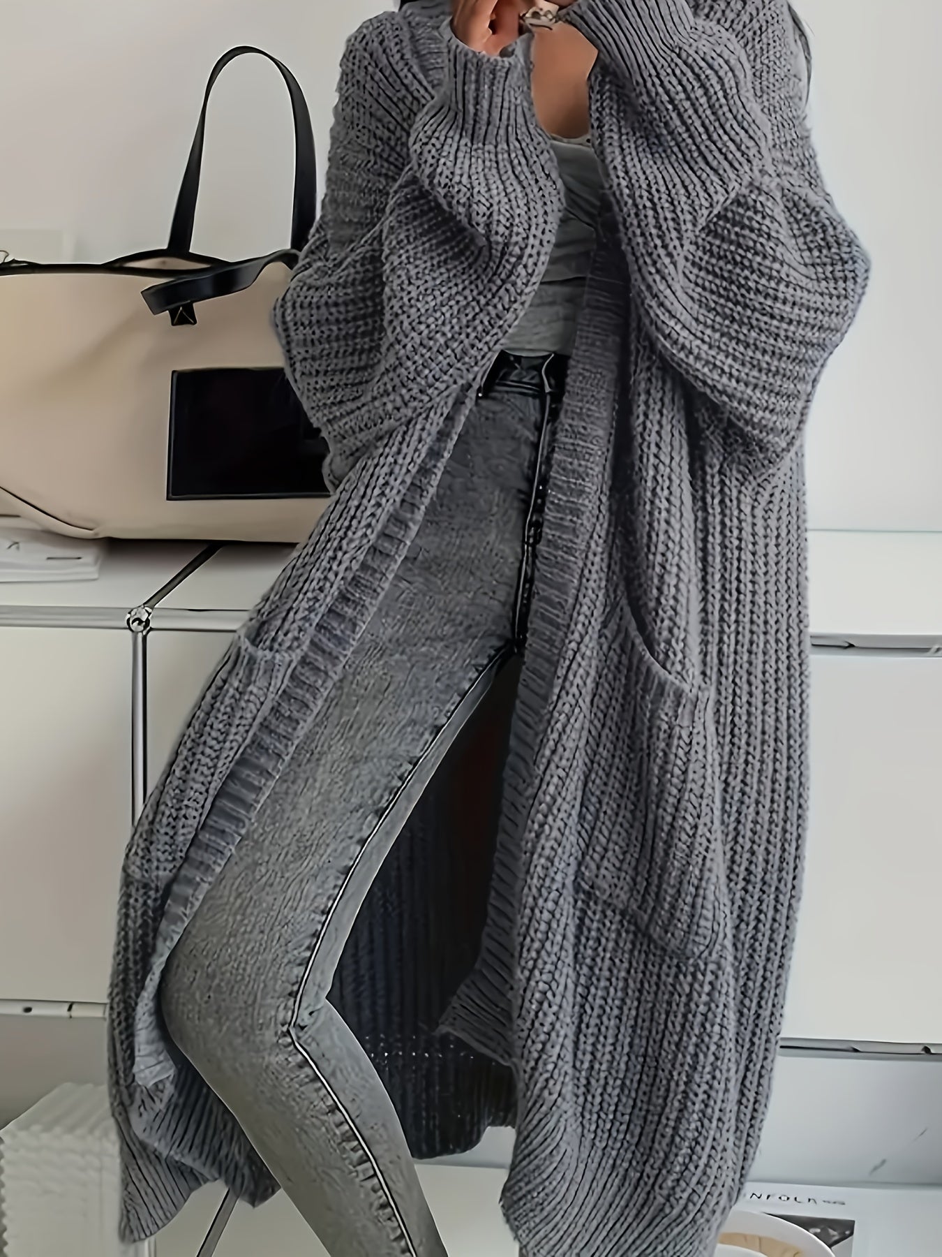 Alice | Comfortable Longline Cardigan A minha loja