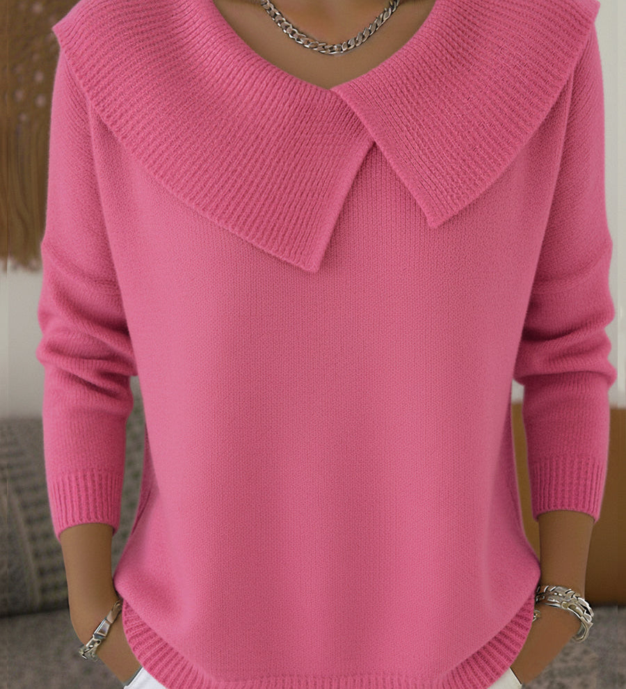SUNNORA | WARM SWEATER WITH SOFT COLLAR A minha loja