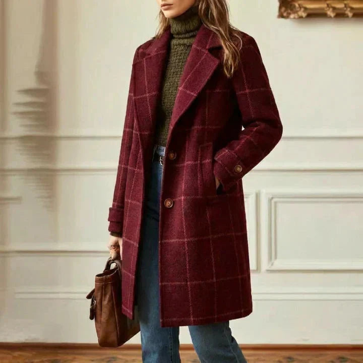 Martina - Cappotto a quadri classico A minha loja