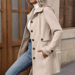 Veronika – Cappotto urbano premium con bottoni A minha loja