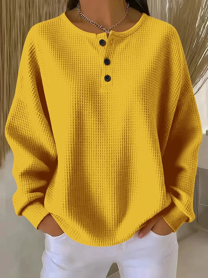 Michaela – Maglione da donna elegante con bottoni A minha loja