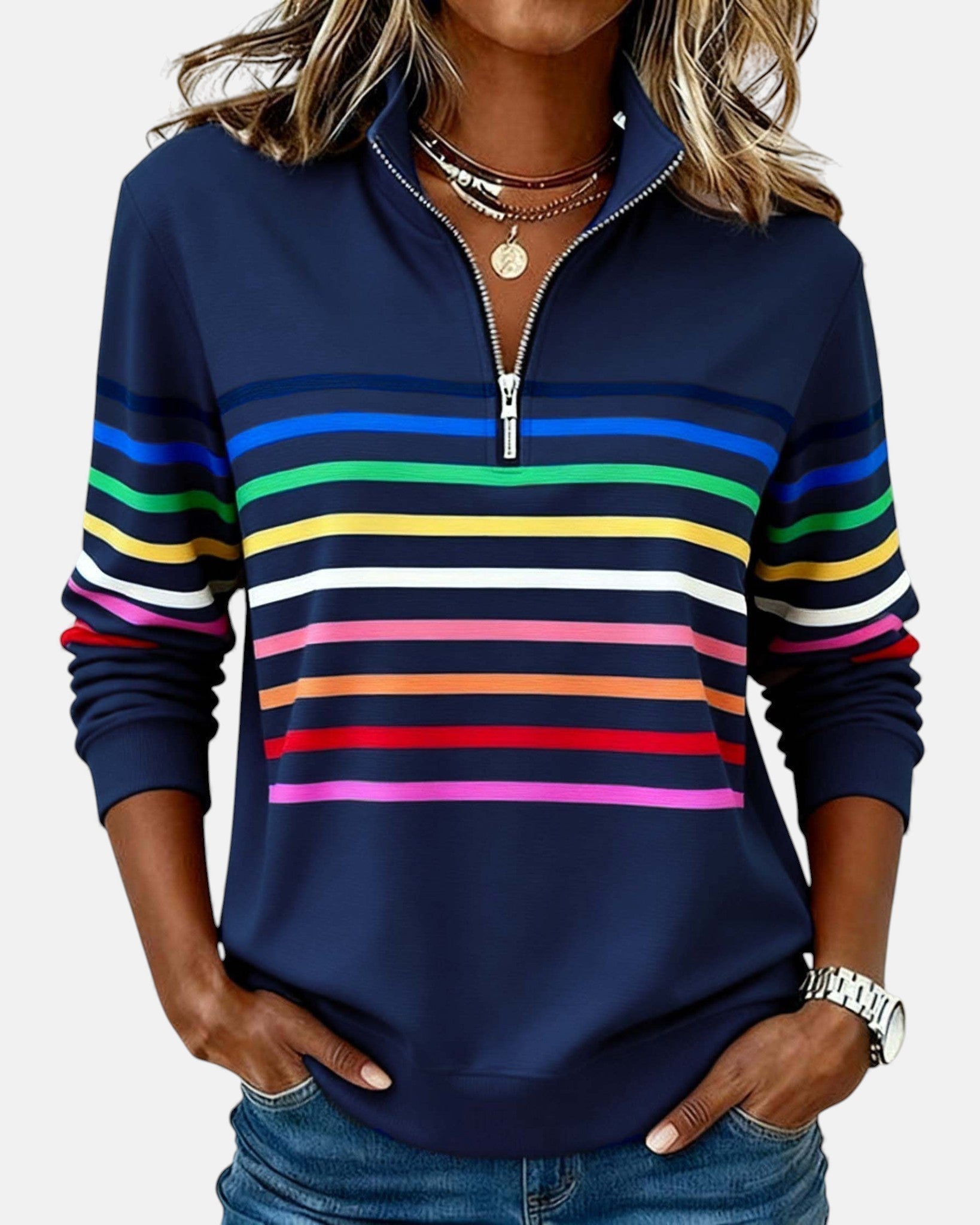 Andrea – Maglione a righe da donna A minha loja