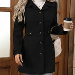 Veronika – Cappotto urbano premium con bottoni A minha loja