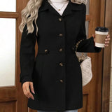 Veronika – Cappotto urbano premium con bottoni A minha loja