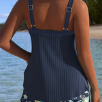 Amalfi - Due Pezzi Tankini a Righe con Pantaloni da Spiaggia A minha loja