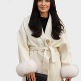 Dagmar™ | Cappotto elegante con pelliccia ecologica A minha loja