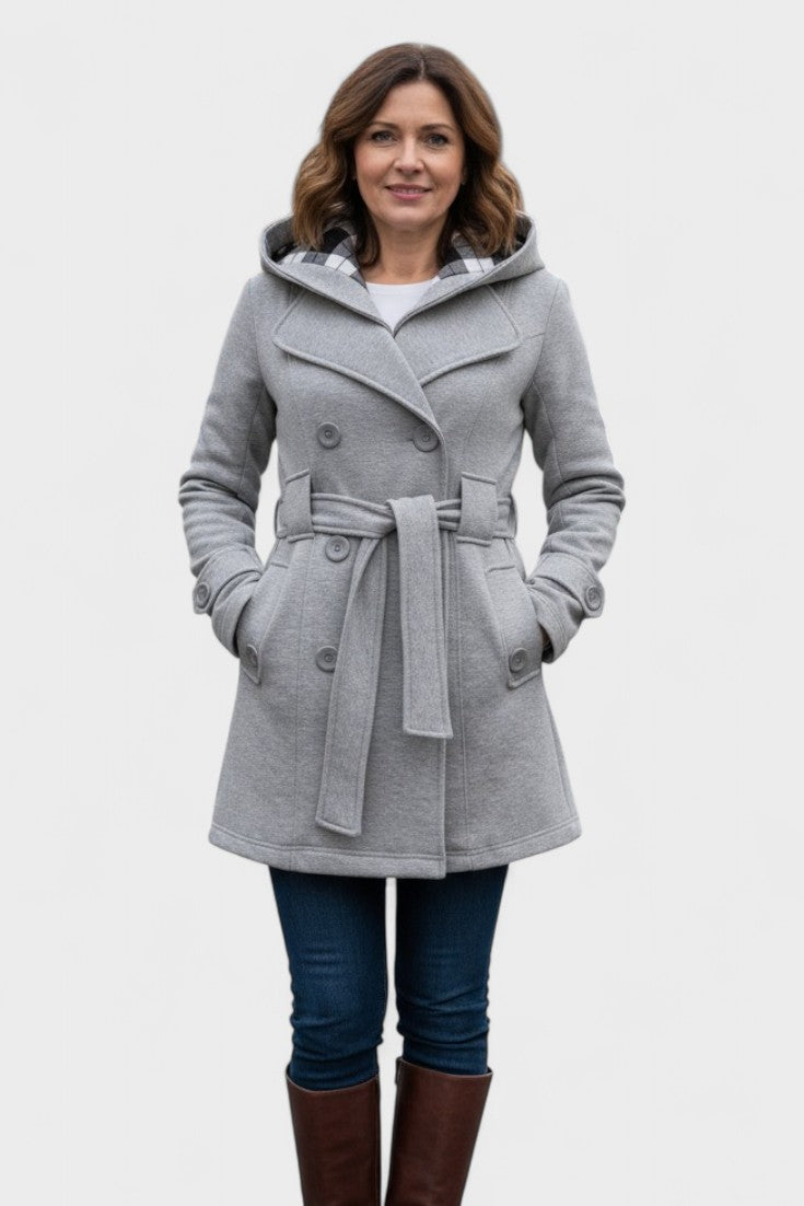 Leona™ | Cappotto elegante a doppio petto A minha loja