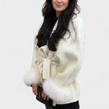 Dagmar™ | Cappotto elegante con pelliccia ecologica A minha loja