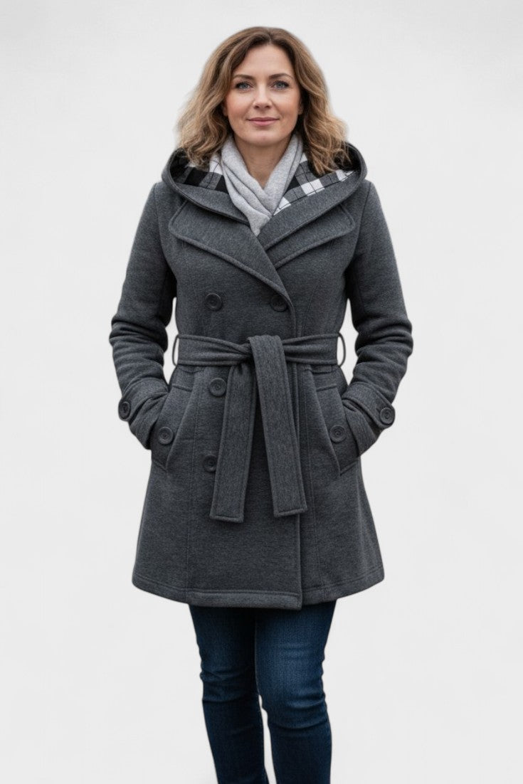 Leona™ | Cappotto elegante a doppio petto A minha loja