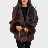 Dagmar™ | Cappotto elegante con pelliccia ecologica A minha loja