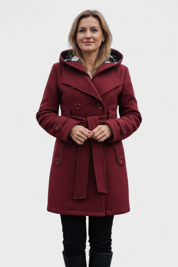 Leona™ | Cappotto elegante a doppio petto A minha loja