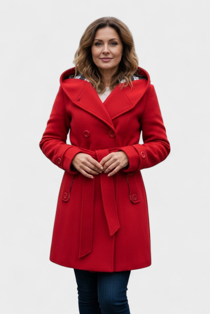 Leona™ | Cappotto elegante a doppio petto A minha loja