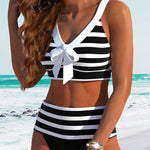 Varenna - High-Waisted Striped Bikini A minha loja