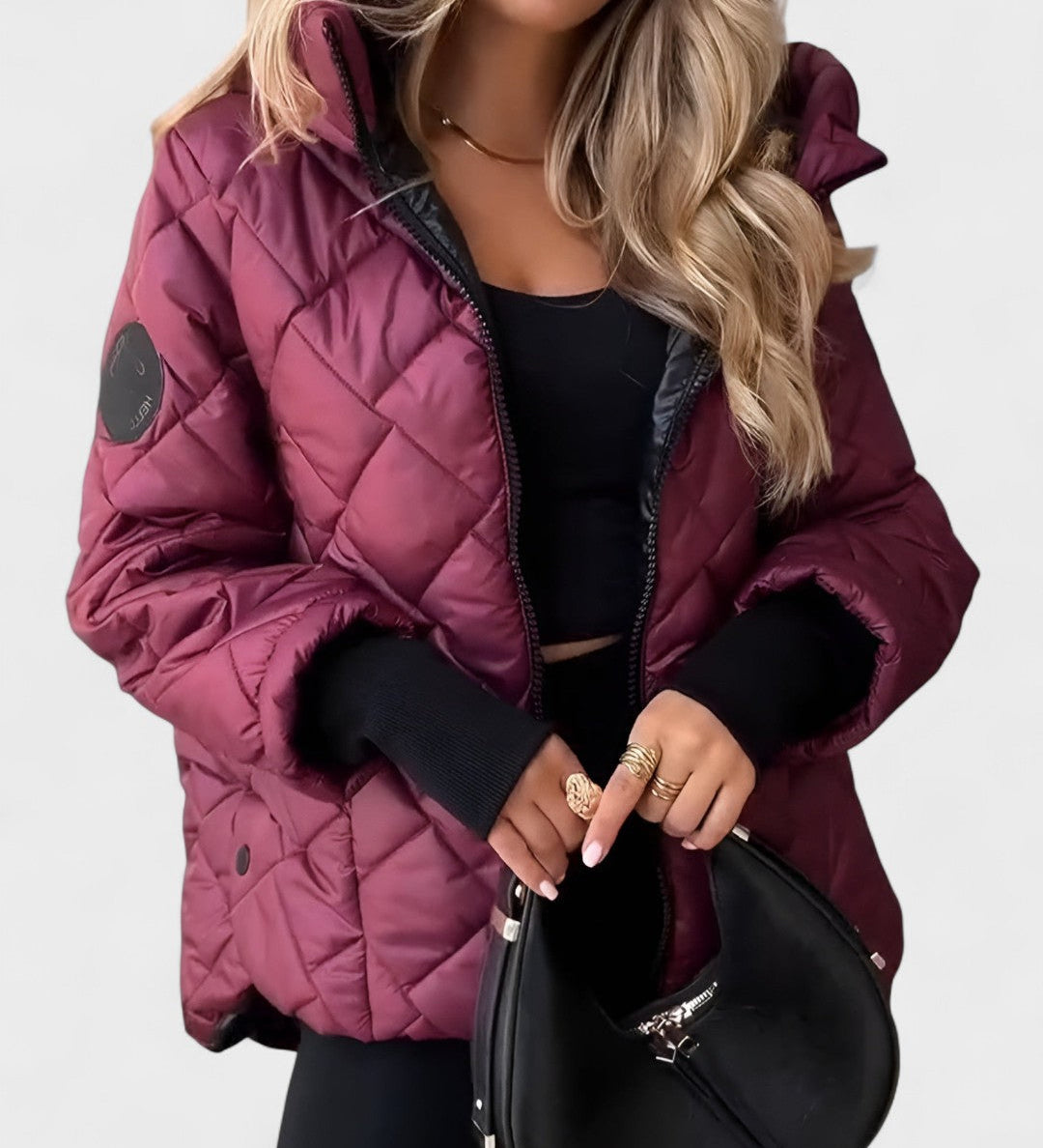 Ema™ | Giacca elegante con cappuccio A minha loja
