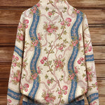 Eulalia™ | Cardigan a Strisce con Rosa Rampicante A minha loja
