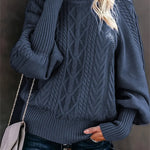 Lory | Maglione Casual Lungo a Maniche Lunghe A minha loja