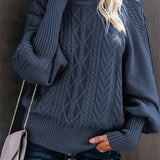 Lory | Maglione Casual Lungo a Maniche Lunghe A minha loja
