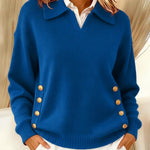 VYNETTE | V-NECK SWEATER WITH COLLAR A minha loja