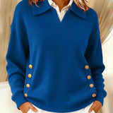VYNETTE | V-NECK SWEATER WITH COLLAR A minha loja