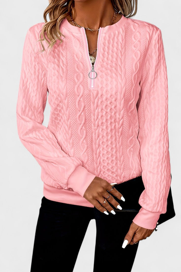 Nela™ | Maglione con zip per donne A minha loja