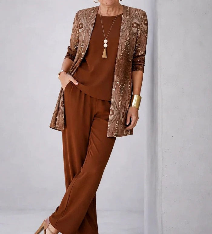 Jenilyn | Set Tre Pezzi Elegante da Donna