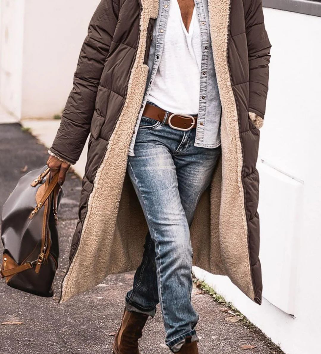 Dobromila™ | Cappotto premium reversibile A minha loja