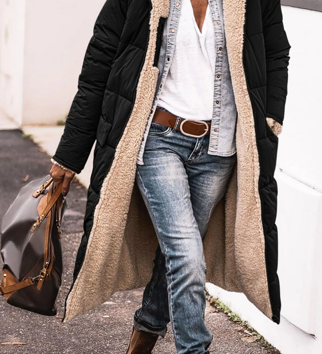 Dobromila™ | Cappotto premium reversibile A minha loja