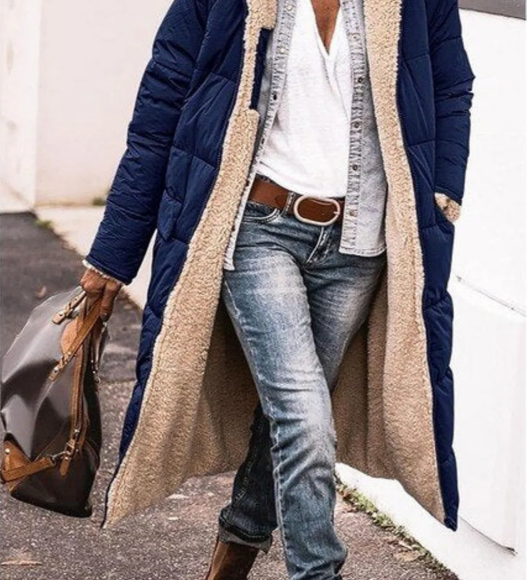 Dobromila™ | Cappotto premium reversibile A minha loja
