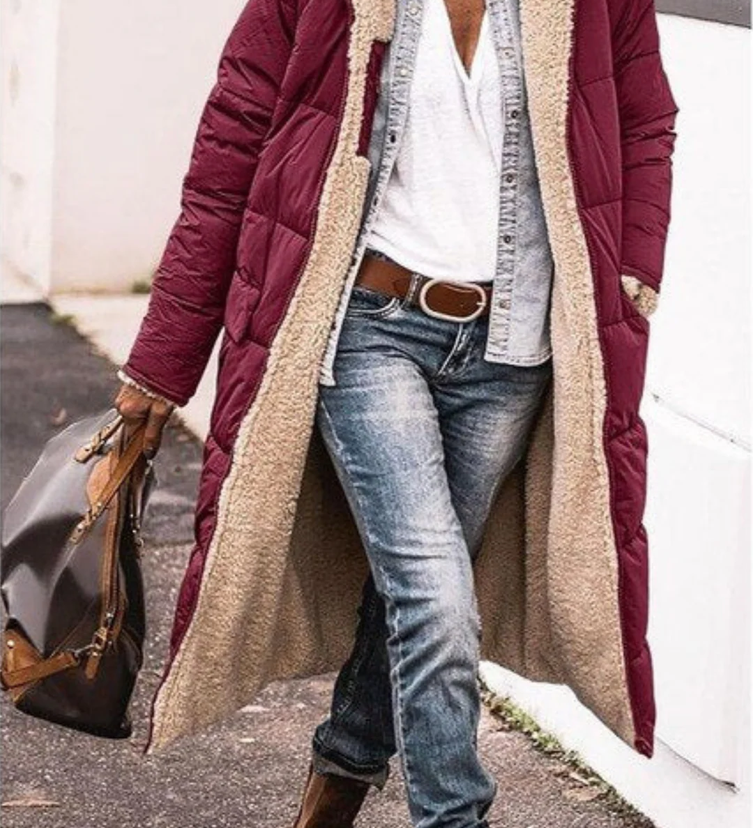 Dobromila™ | Cappotto premium reversibile A minha loja