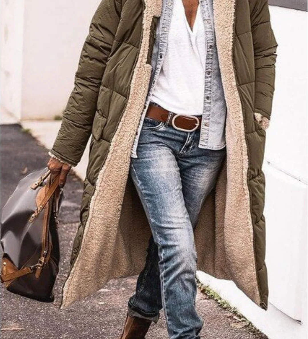 Dobromila™ | Cappotto premium reversibile A minha loja
