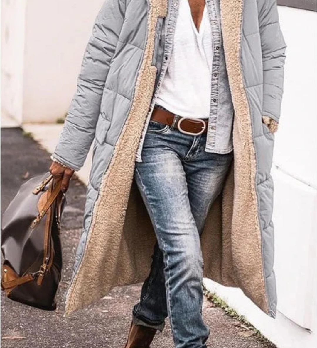 Dobromila™ | Cappotto premium reversibile A minha loja