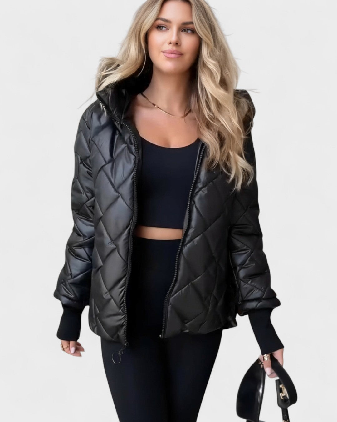 Ema™ | Giacca elegante con cappuccio A minha loja