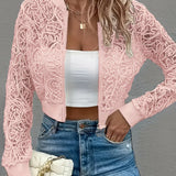 Colette | Giacca Donna Corta in Pizzo con Zip