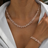 Elegante Set di Coda di Pesce in Vetro con Strass
